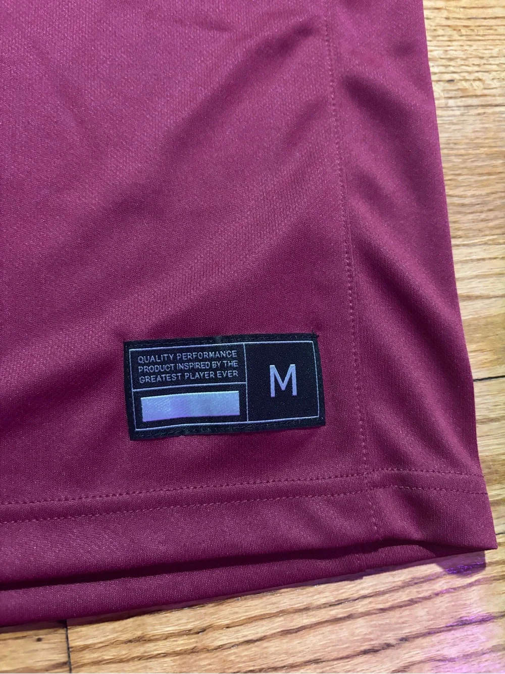 Nike Jordan Stock Overtime Basketball Jersey Burgundy/White men’s sz M NEW!